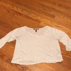 Forever 21 white crop top